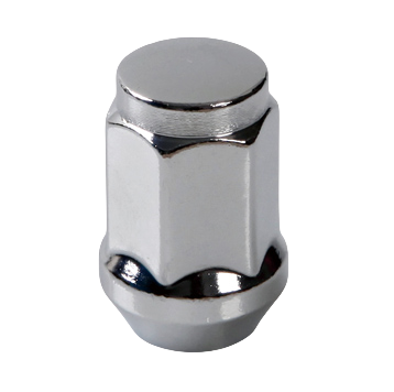 thumbnail image 2 of Excalibur 10-Pack 1/2-20 Bulge Acorn Lug Nuts - 3/4" Hex, Chrome Plated Steel 2 of 4